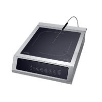 Single commercial induction cooker 3500W 304 stainless steel housing VP1-35A