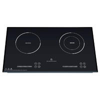 Built in Multi-cooking Induction and Infrared Cooker Cooktop Soft Touch Control Panel 2 burners